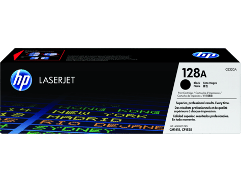 HP 128A Black LaserJet Toner Cartridge