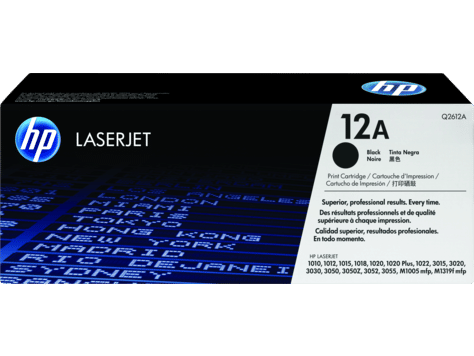HP 12A Black Toner 2,000 Page Yield