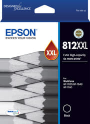 Epson 812XXL Extra HiCap DURABrite Ink Cartridge - Black