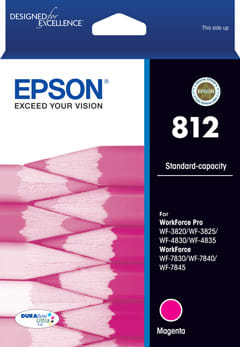 Epson 812 Standard Capacity DuraBrite Ultra - Magenta