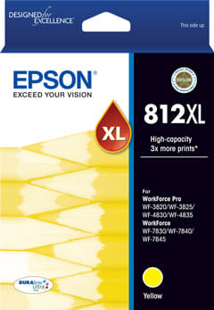Epson 812XL HighCap DuraBrite Ultra - Yellow
