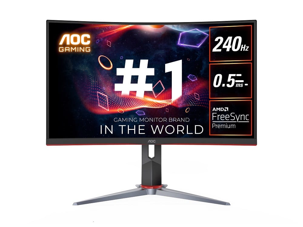 (Carton Damaged) AOC C27G2Z 27" Full HD 0.5ms 240Hz FreeSync Curved Monitor