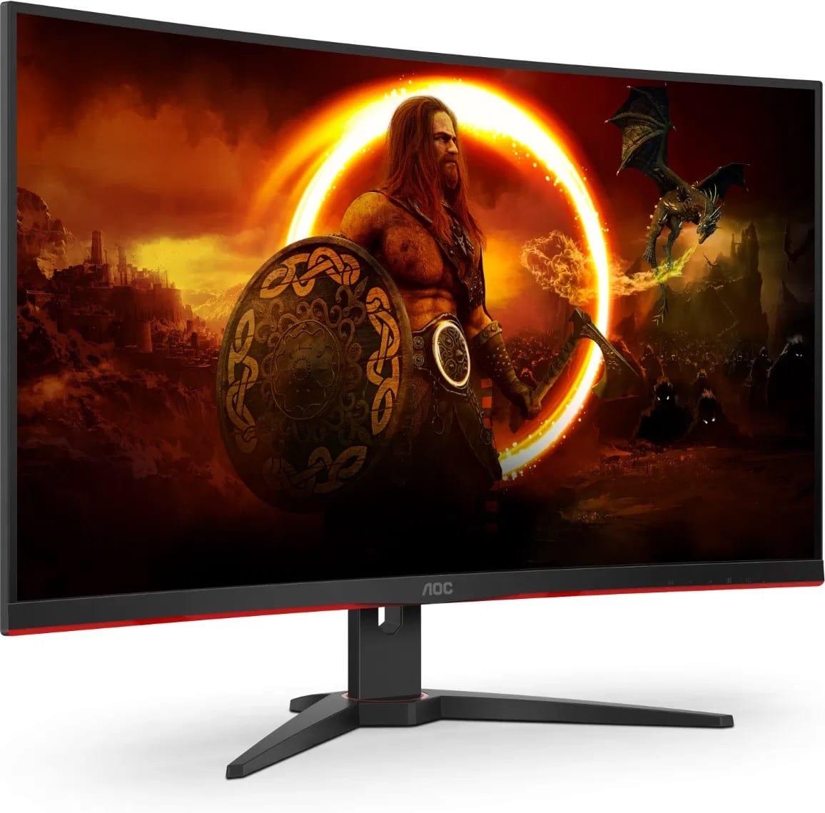 (Ex-Demo) AOC C32G2ZE 31.5" FHD 0.5ms 240Hz Curved FreeSync Monitor