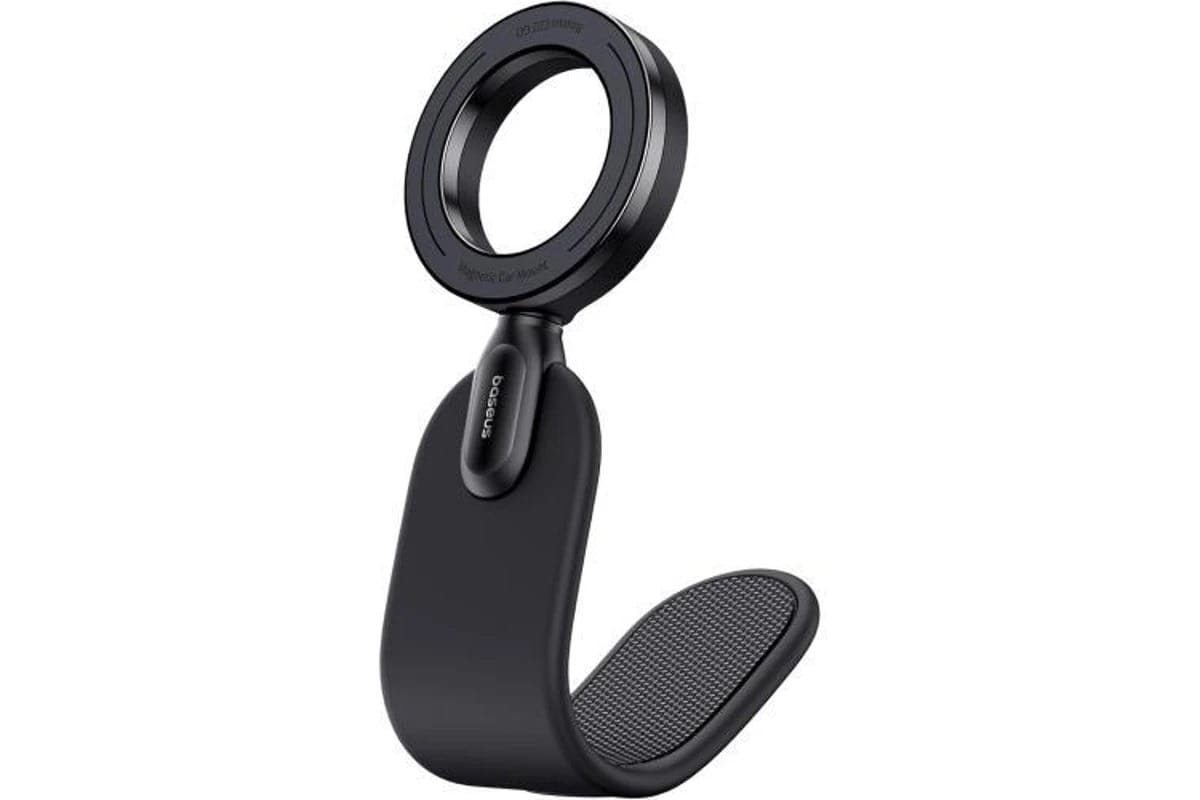 Baseus C02 Go Magnetic Rotatable Bendable Car Phone Holder - Black