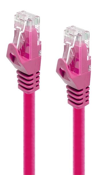 Alogic 0.3m CAT5e Network Cable - Pink