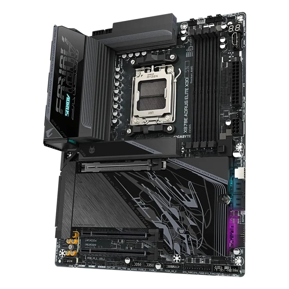 Gigabyte X870E AORUS ELITE X3D AM5 ATX Motherboard