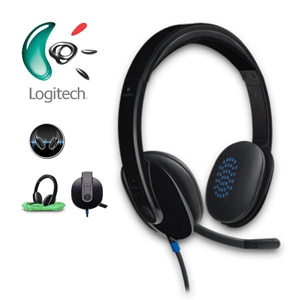 Logitech H540 USB Headset with Noise Cancelling Mic