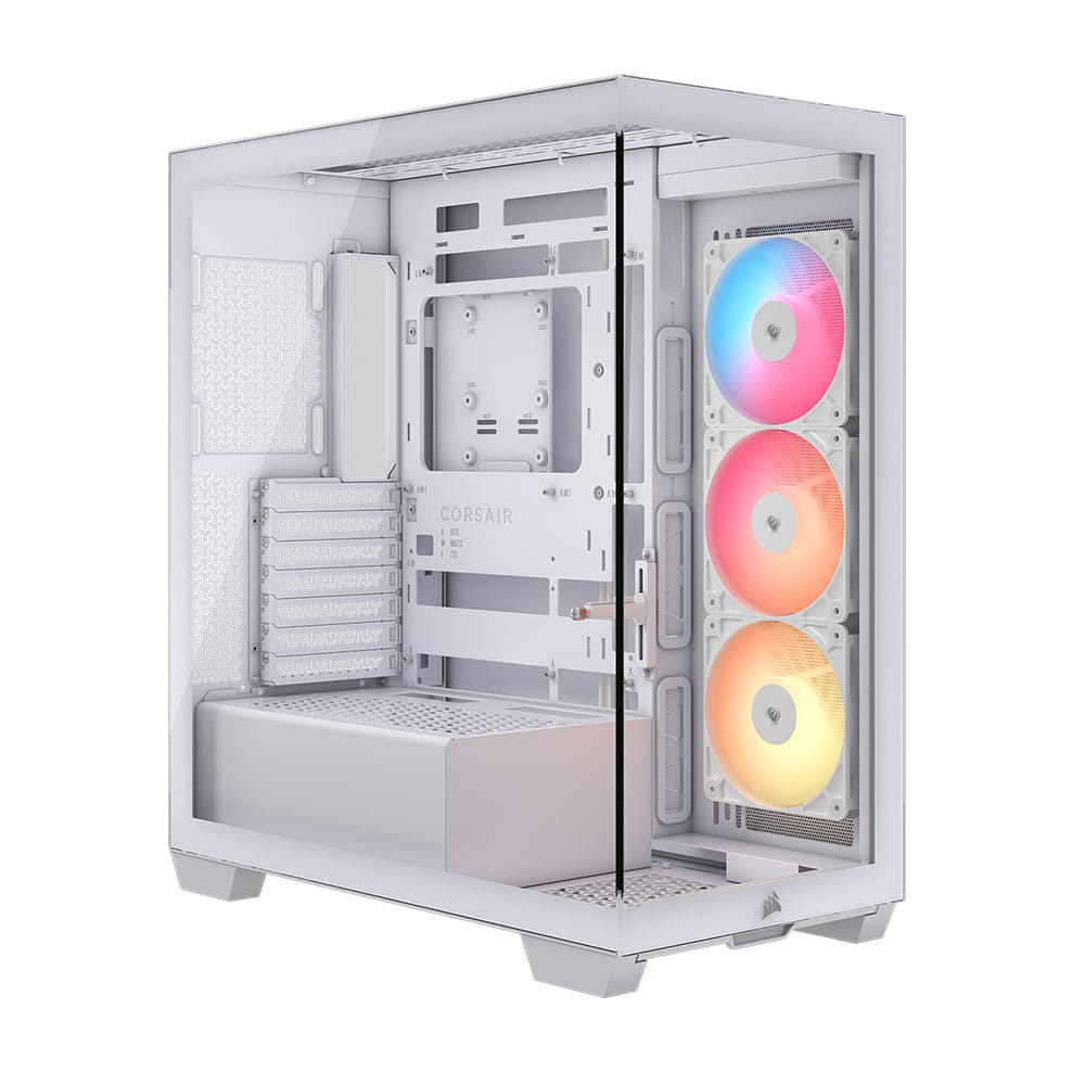 Corsair 3500X RS-R ARGB TG Mid-Tower PC Case - White