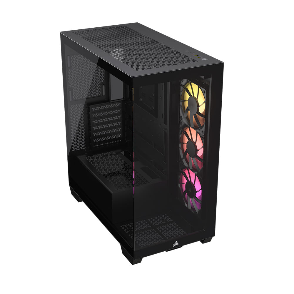 Corsair 3500X ARGB Mid-Tower E-ATX Computer Case - Black