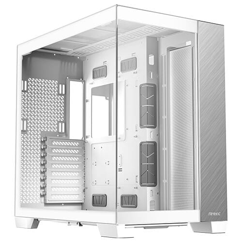 Antec C8 Aluminium E-ATX Tempered Glass Computer Case - White