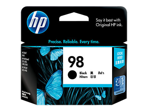 HP 98 Black Ink 420 Page Yield