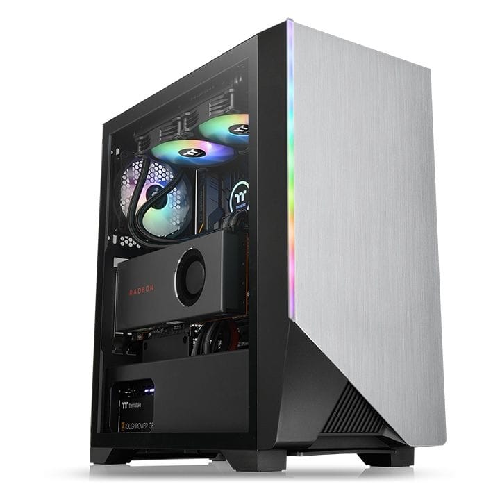 Thermaltake H550 ARGB Tempered Glass ATX Mid-Tower Case - Black