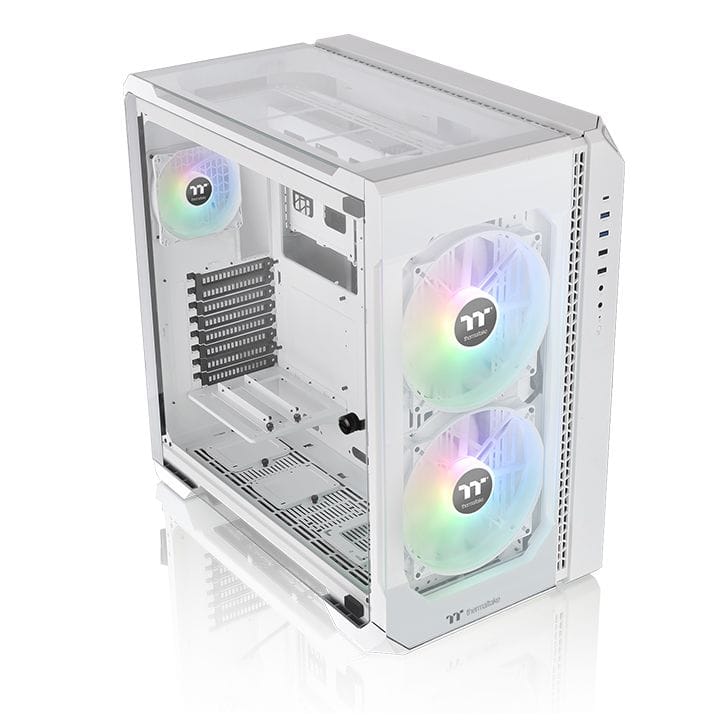 Thermaltake View51 E-ATX ARGB 3-Sided Tempered Glass Computer Case - White
