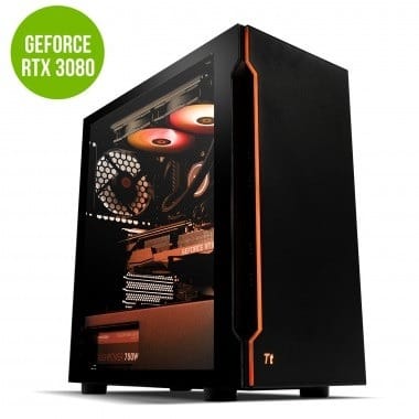 Thermaltake Infinity Xtreme Gaming Desktop PC, Ryzen 7 5800X, 32GB RAM, 4TB HDD + 500GB SSD, RTX 3080, Windows 11 Home