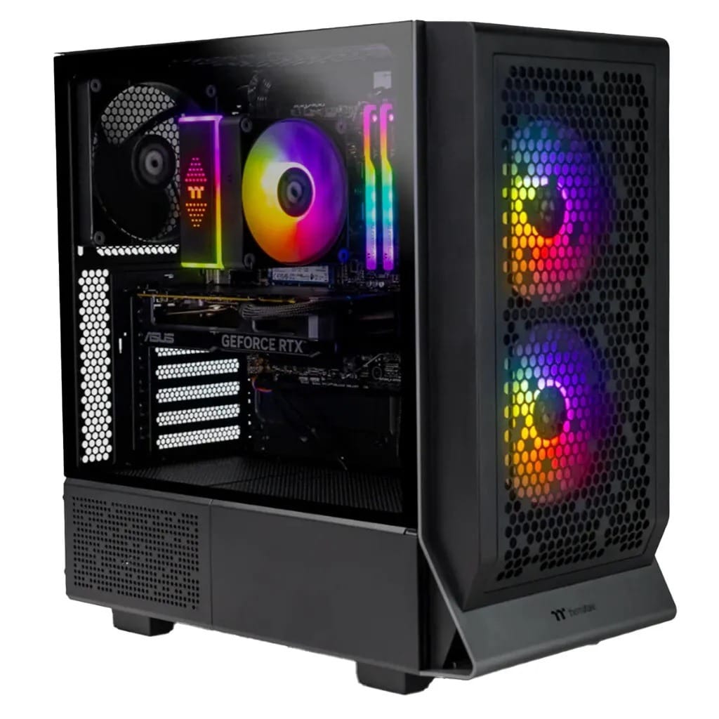 Thermaltake Gaming Infinity Pro V6 Desktop PC, AMD 7600, 32GB RAM, 2TB SSD, RTX 5070, Windows 11 Home