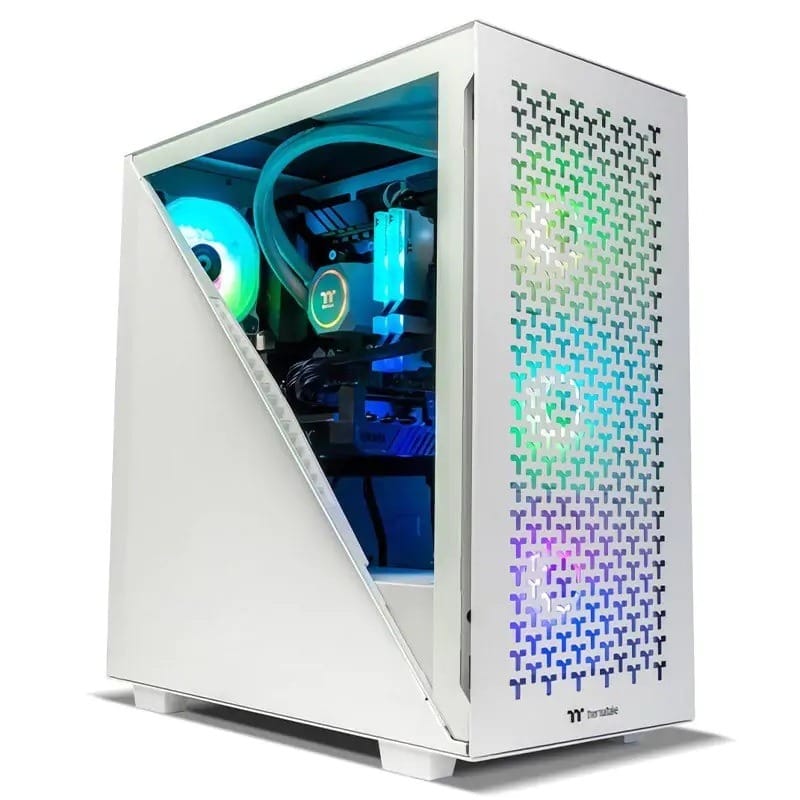Thermaltake Sub Zero Xtreme Gaming PC, Ryzen 7 5800X, 32GB RAM, 500GB SSD, RTX 3080, Windows 11 Home - Air White