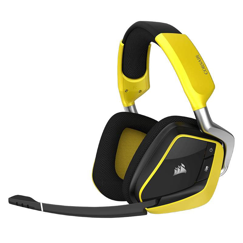 Corsair Gaming VOID PRO RGB Wireless SE Premium Gaming Headset Yellow CA 9011150 AP