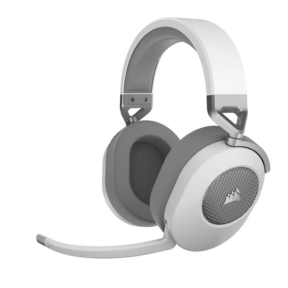 Corsair HS65 WIRELESS Gaming Headset — White

