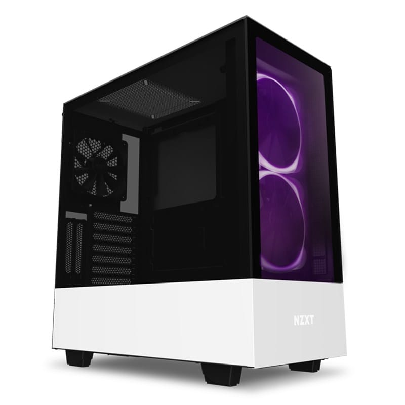 NZXT H510 Elite Tempered Glass Mid-Tower ATX Case - White 