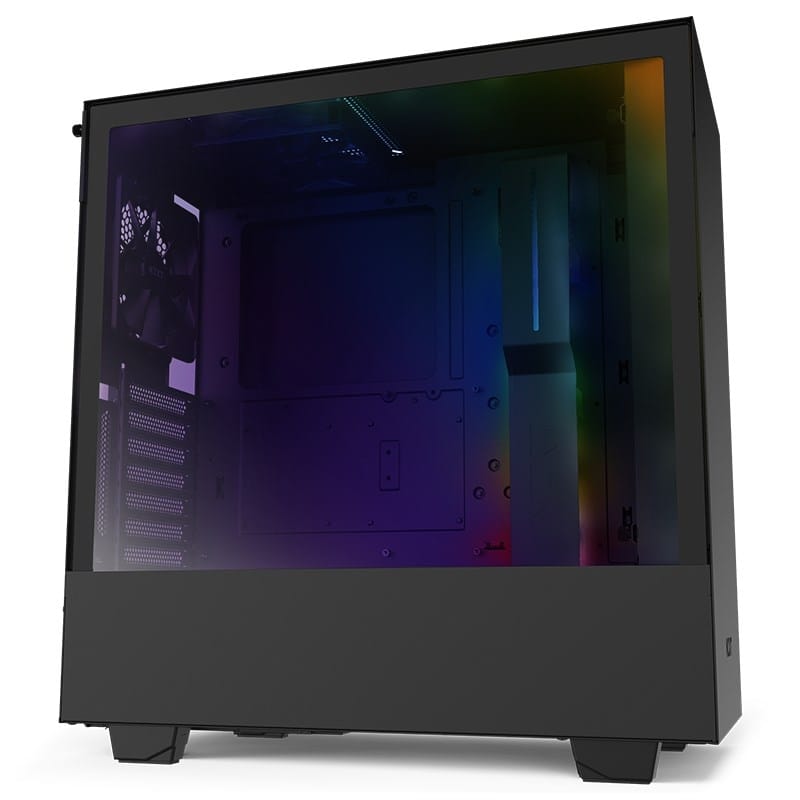 NZXT H510i Smart Tempered Glass Mid-Tower ATX Case - Black
