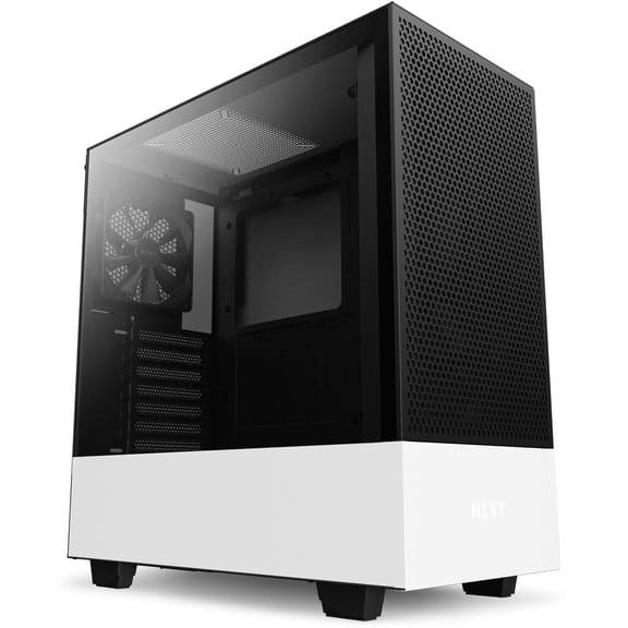 NZXT H510 V2 2021 Flow Edition ATX Case - Matte White