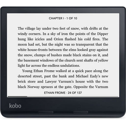  Kobo Sage, eReader, 8” HD Glare Free Touchscreen, Waterproof, Adjustable Brightness and Color Temperature, Blue Light Reduction, Bluetooth, WiFi, 32GB of Storage