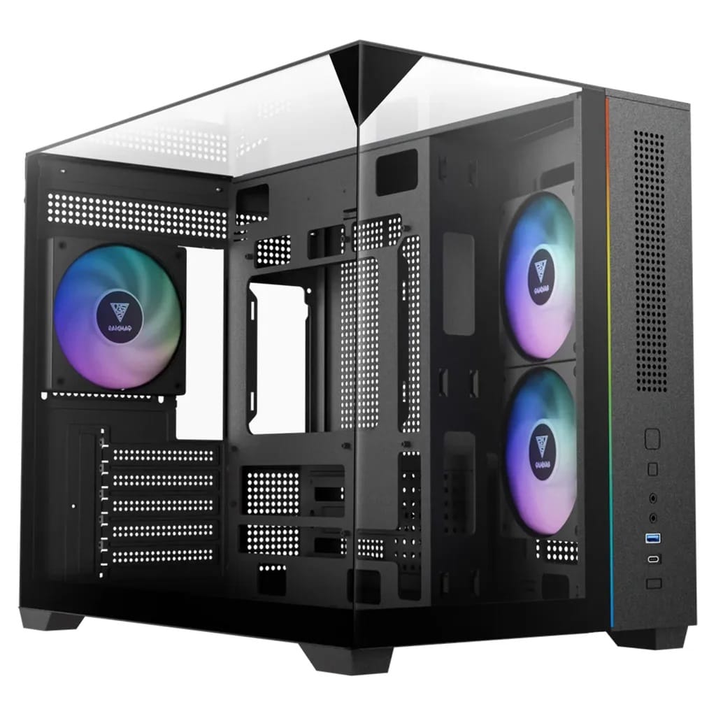 Gamdias ATLAS M3M Micro-ATX PC Case - Black