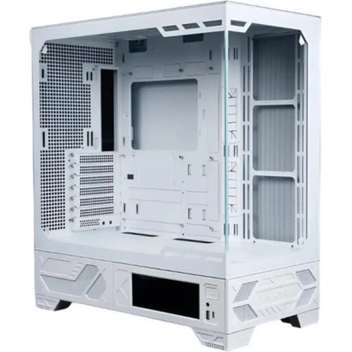 Victory Computer Case Valkyrie VK03 ATX Mid Tower Gaming PC Case LCD Display Without Fan - White