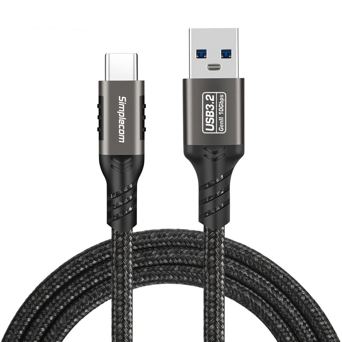 Simplecom USB-A USB-C Data and Charging 1m Cable