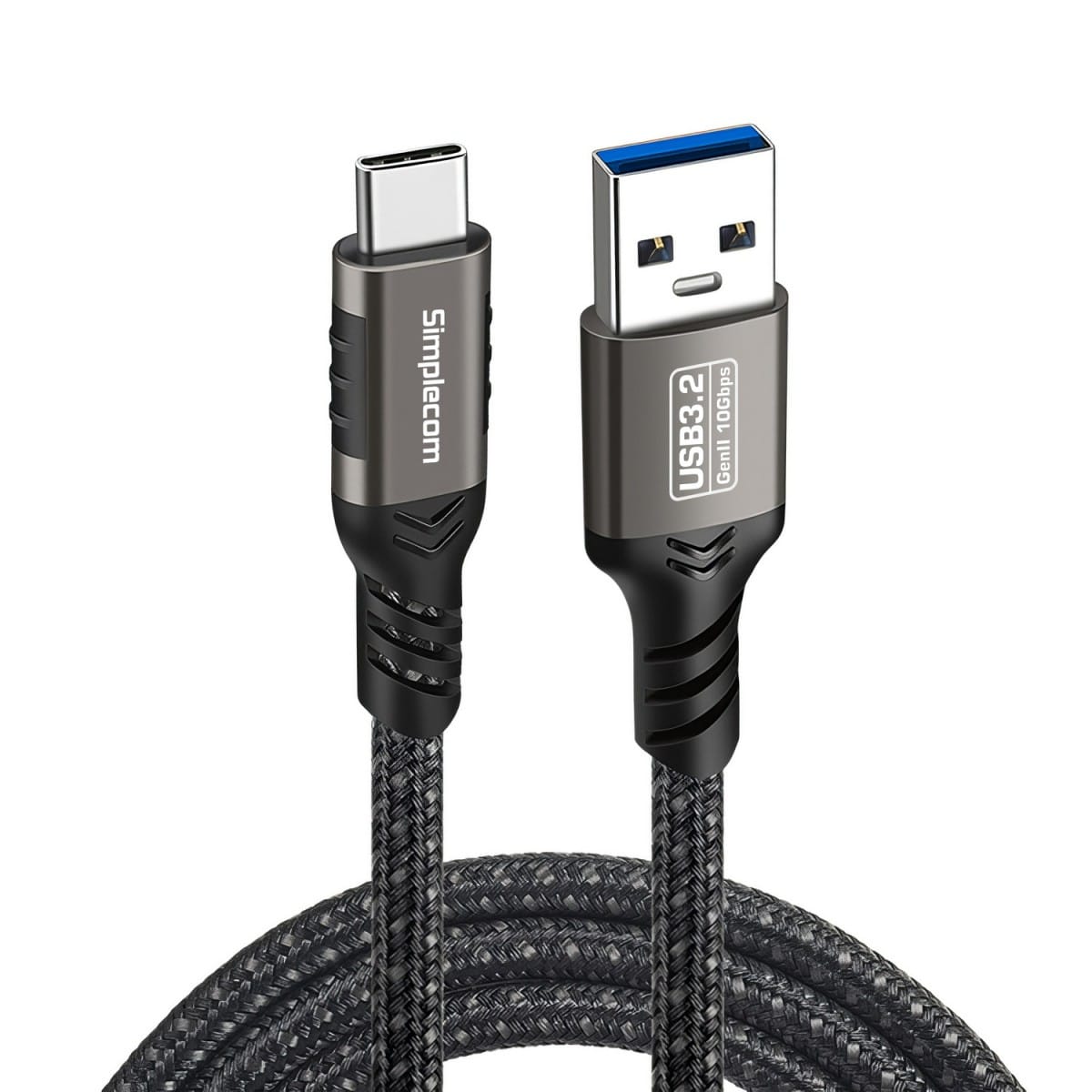 Simplecom USB-A USB-C Data and Charging 2m Cable