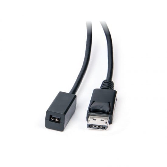 Laser DisplayPort to Mini DisplayPort Cable Male to Female - 2m
