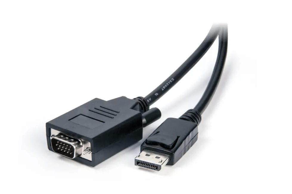 Laser DisplayPort to VGA Cable Male to Male - 1m
