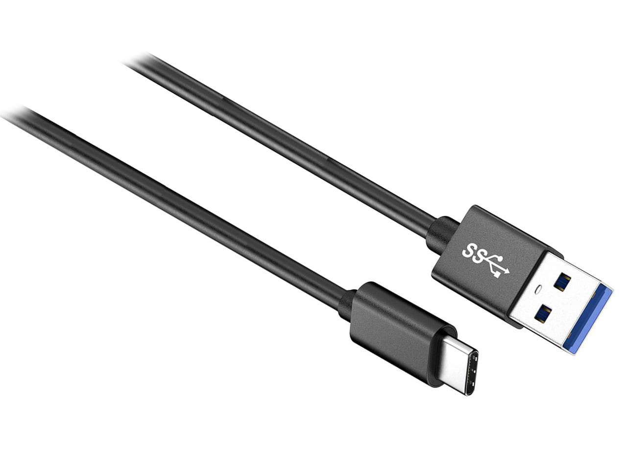 1M USB 3.2 10G USB-C M To USB-A M Cable