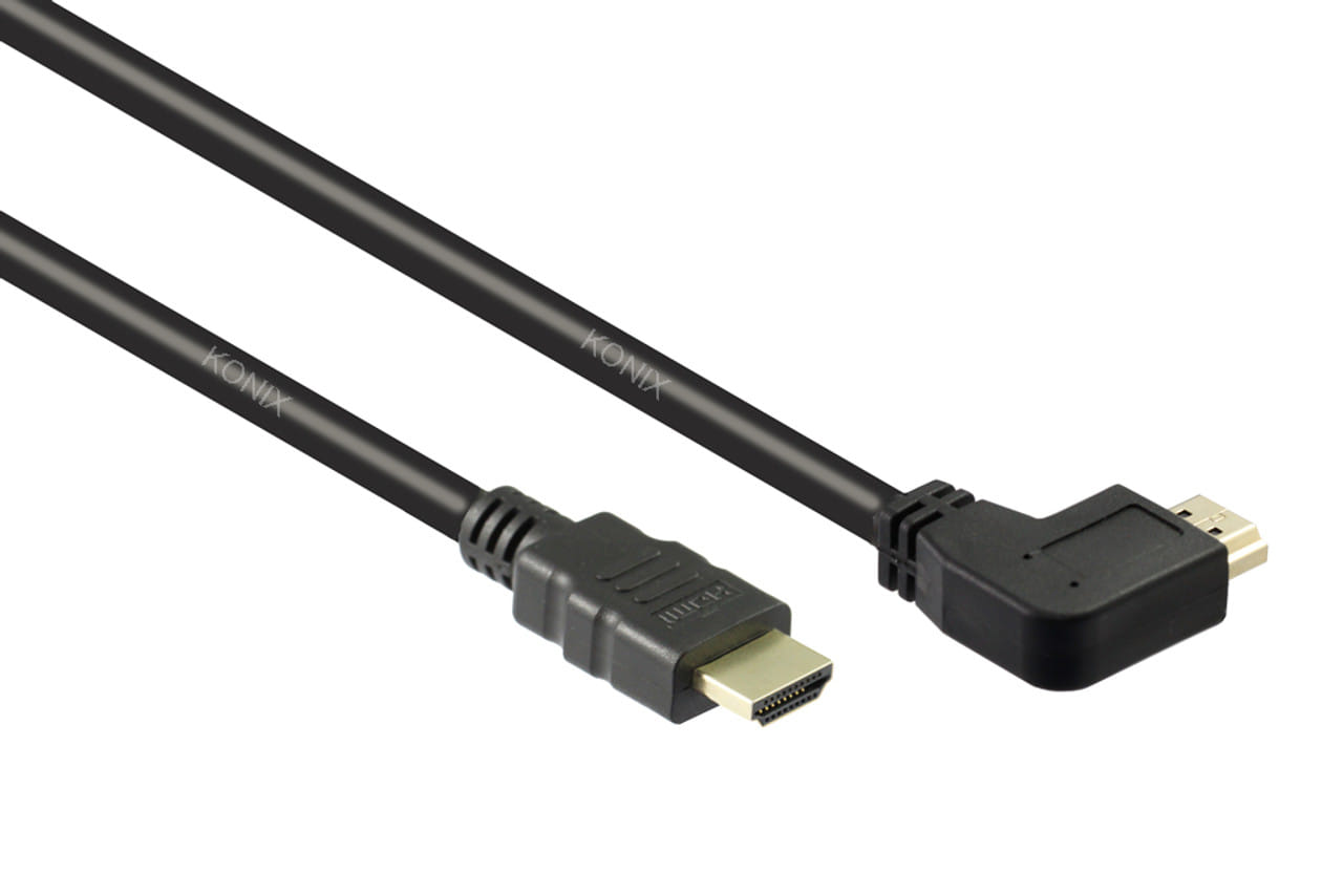 2M HDMI 2.0 Cable with Left Angle
