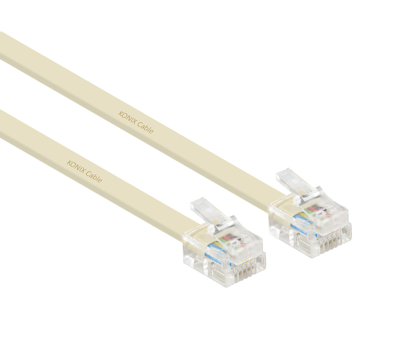 3M RJ12/RJ12 6P6C Telephone Cable 6 Core