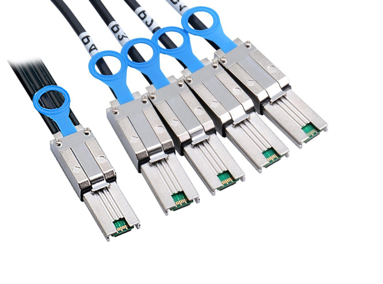 3M Mini SAS SFF-8088 to 4 x Mini SFF-8088 Cable