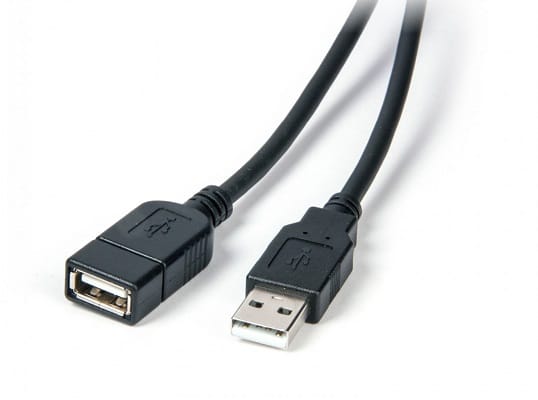 Connect 5m USB 2.0 Type A to Type A Extension Cable Male to Female