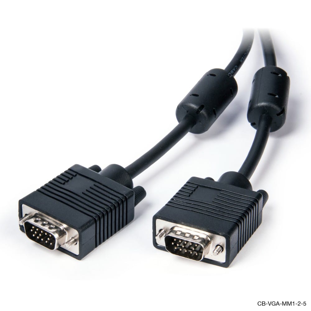 Connect 2m VGA/SVGA Shielded Monitor Cable