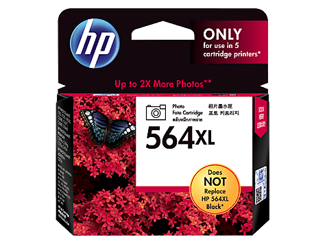HP 564Xl Photo Black Ink 290 Photo Yield