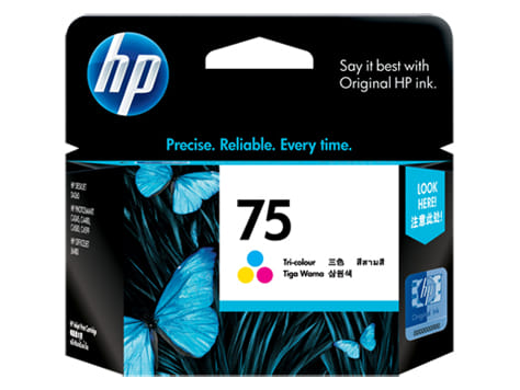 HP 75 Tri-Colour Ink 170 Page Yield