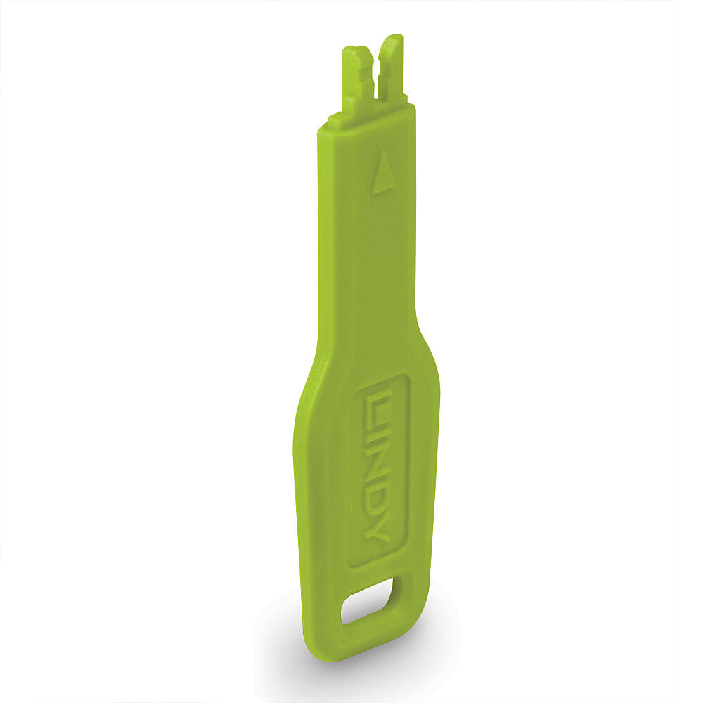 Lindy RJ-45 Port Blocker Key Green