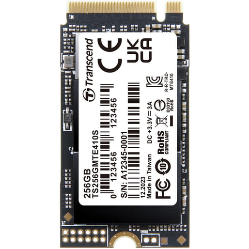 Transcend 256GB 2242 PCIe Gen4x4 NVMe SSD