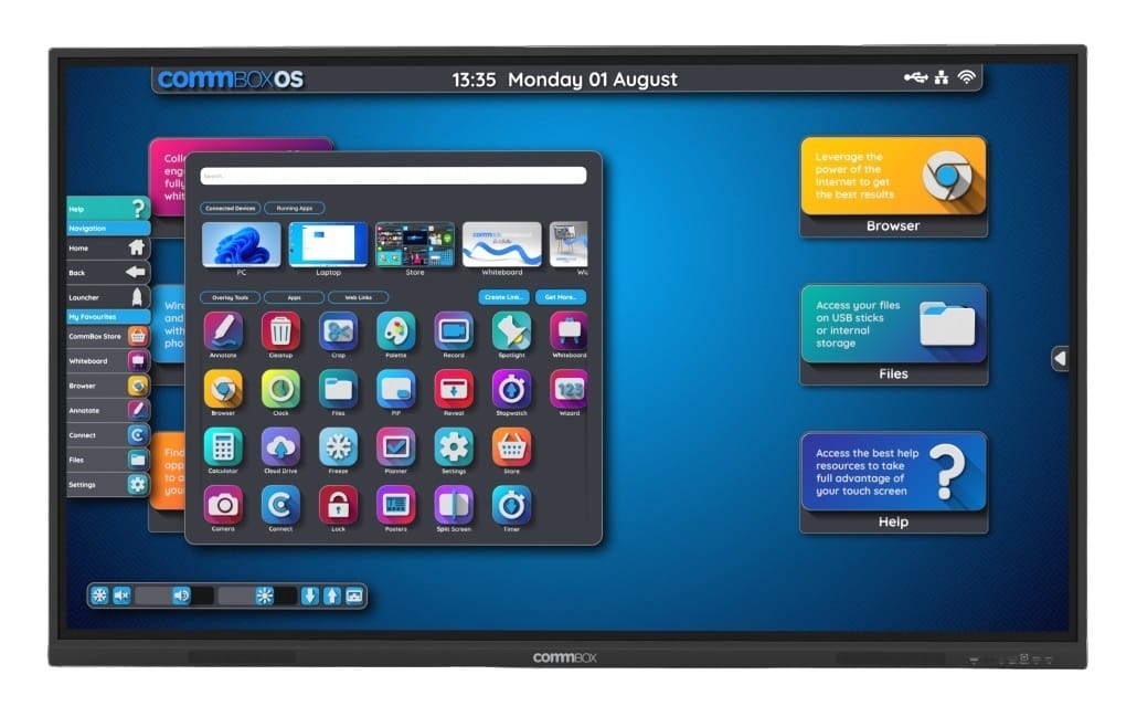 Commbox CBIC75S4 75" 4K UHD Interactive Classic S4 Display