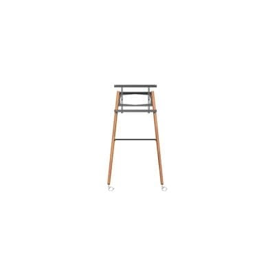 Commbox Mobile Easel w/Rack Tilt Angle - Black