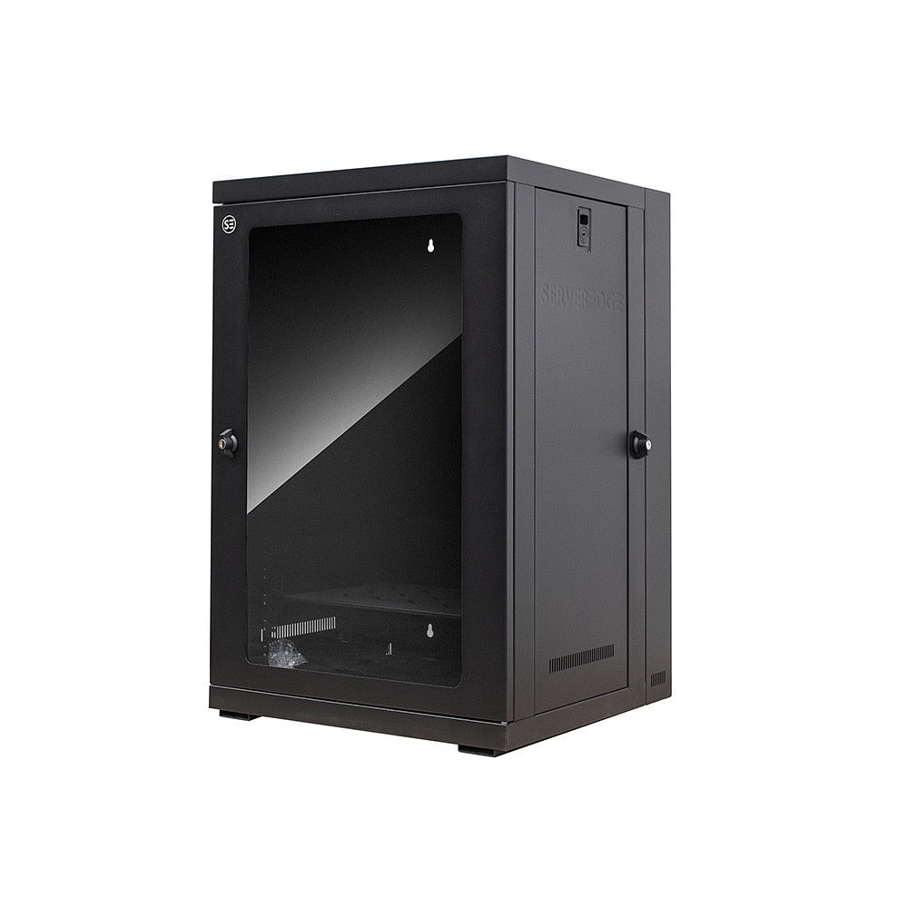 Serveredge 18RU Fully Assembled Swing Frame Hinged Wall Mount Cabinet