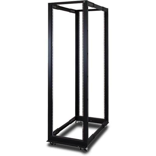 Sr4post Server Rack Serveredge 42RU 4 Post Adjustable Server Rack With Castors