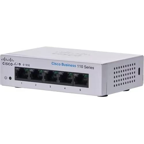 Cisco CBS110 Unmanaged 5-Port Gigabit Ethernet Desktop Switch