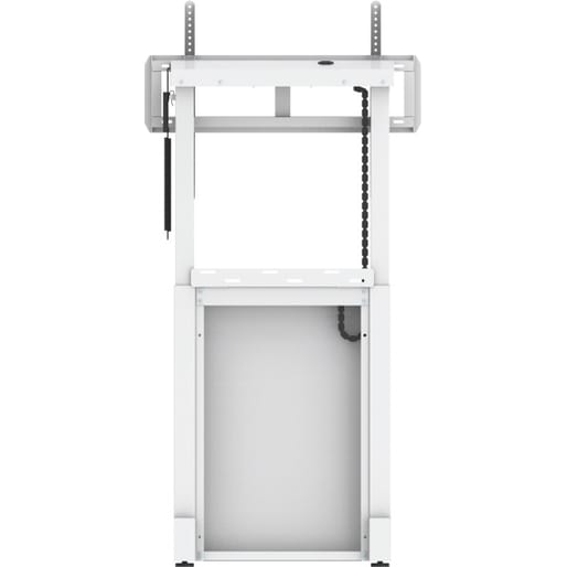 Commbox Monitor Stand Commbox Urban Wall Mount with Motorised Height Adjustments White