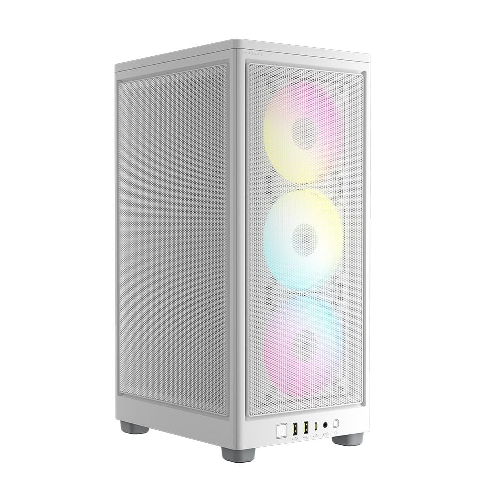 Corsair 2000D RGB Airflow Mini-ITX Case - White