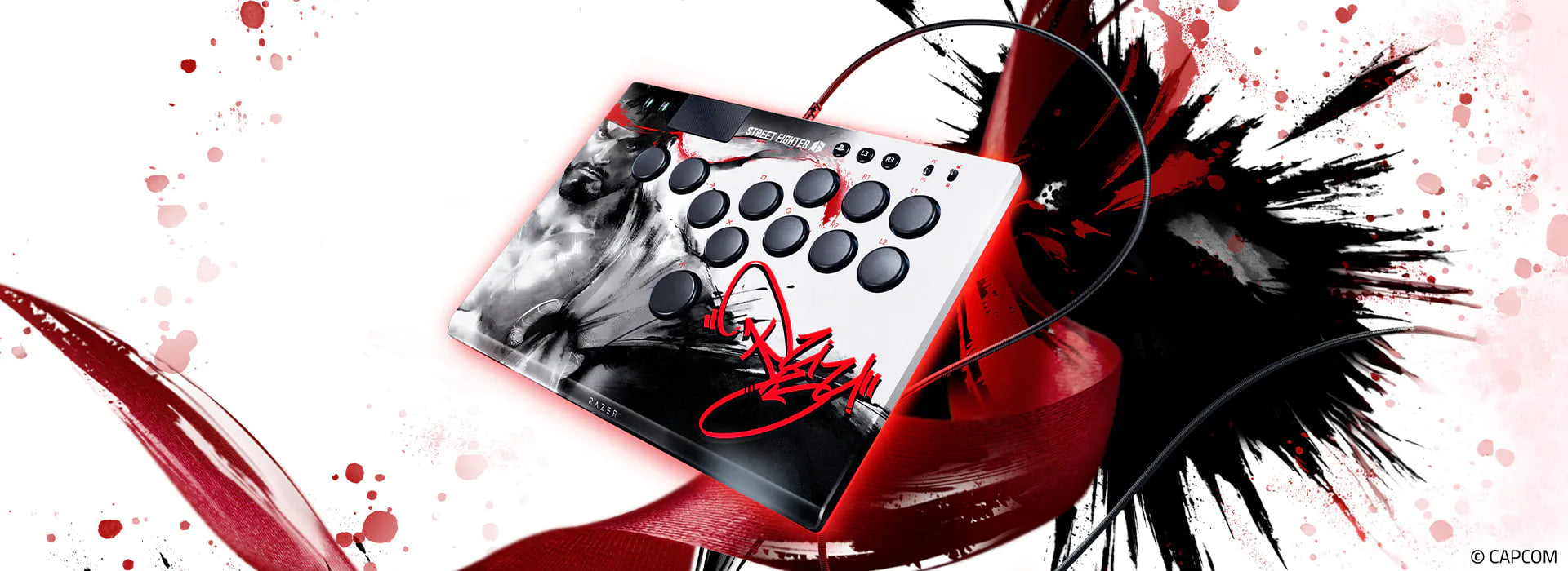 Razer Kitsune All-Button Controller PS5/PC Ryu Edition